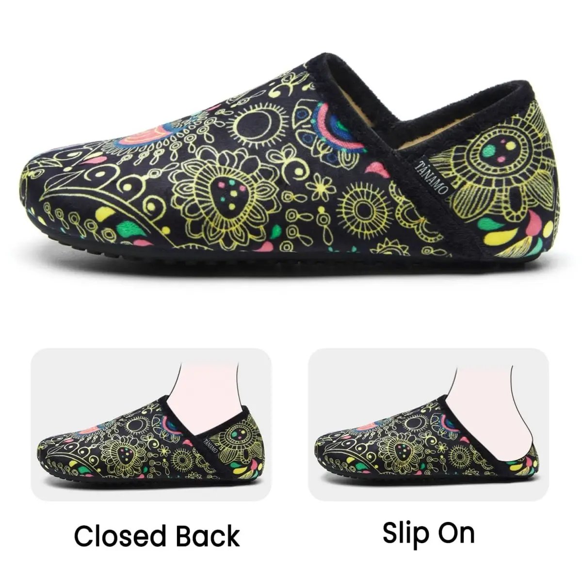 House Slippers for Women Men Indoor Barefoot Slippers Socks Furry Slip on House Shoes Cozy Comfy Slippers for Home Bedroom Travel Yoga - Love Salve